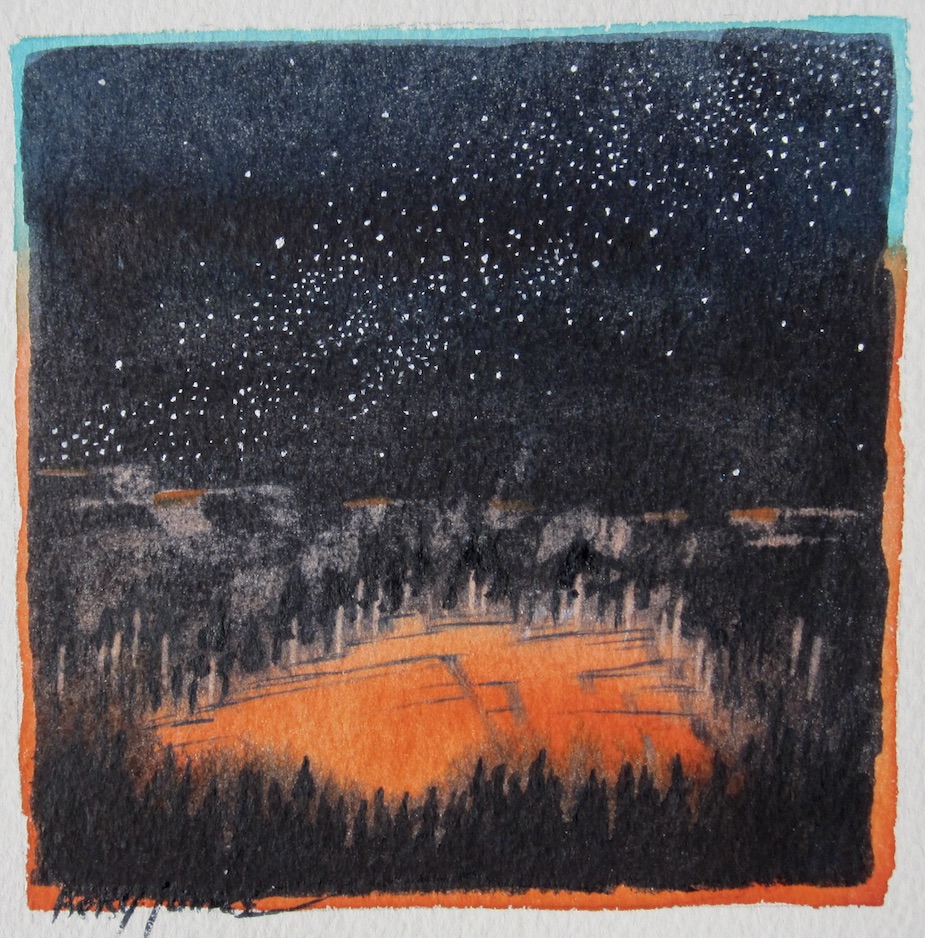 BETSY2 – Redrock and Milky Way by Betsy James